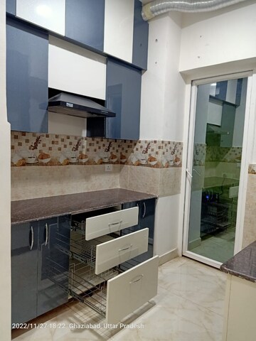 Kitchen in 3 BHK Apartment at Gaurs Siddhartham, Siddharth Vihar – for Rent