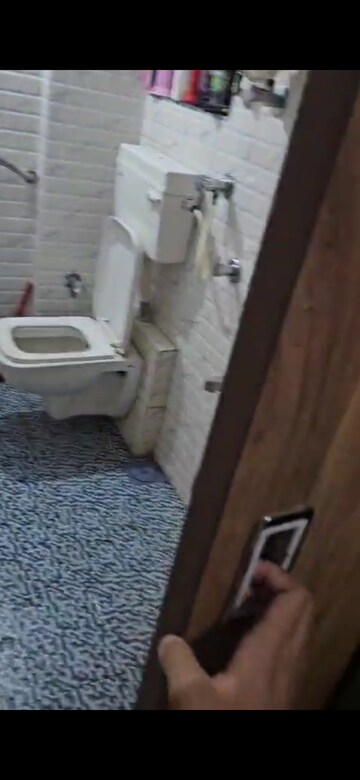 Bathroom in 2 BHK Apartment at Manjushree CHS, Kopar Khairane – for Rent