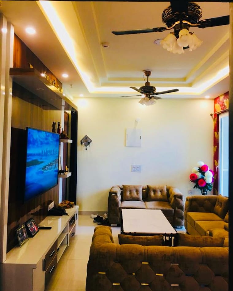 Living Room, gaurs-siddhartham 2 Bedroom 945 Sq.Ft. Apartment In Siddharth Vihar Ghaziabad 8784476