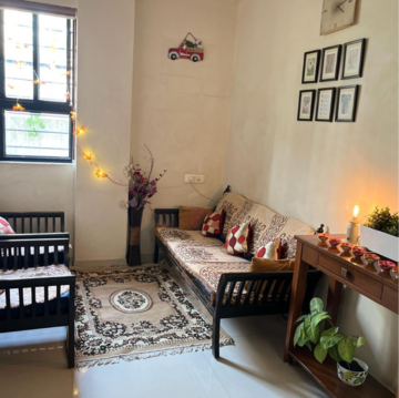 Living Room in 3 BHK Villa at Vrindavan Paradise, Baner Bypass Highway – for Rent