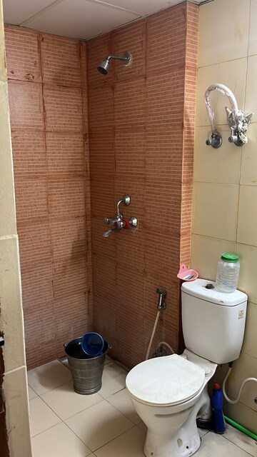 Bathroom in 2.5 BHK Apartment at Mahagun Mywoods, Sector 16c Greater Noida – for Rent