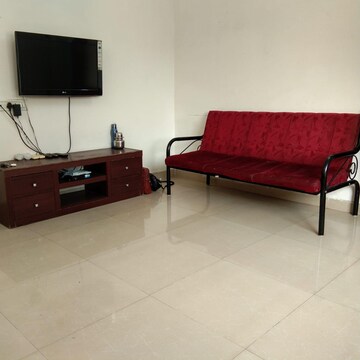 Living Room in 1.5 BHK Apartment at Riverview Residency, Sinhagad Road – for Rent