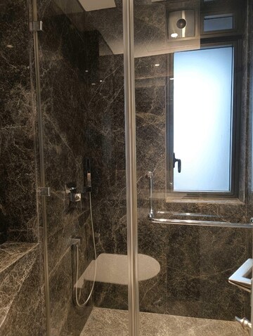 Bathroom in 3 BHK Apartment at Lodha Trump Tower, Worli – for Rent