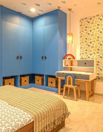 Bedroom in 2 BHK Apartment at Cybercity Rainbow Vistas Rock Gardens, Hi Tech City – for Rent