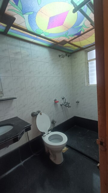 Bathroom in 3 BHK Apartment at Shridhar Smruti CHS, Borivali West – for Rent