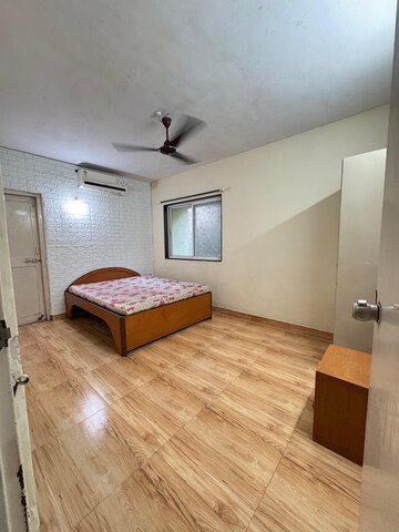 Bedroom in 2 BHK Apartment at Meera Nagar Garden CHS, Koregaon Park – for Rent