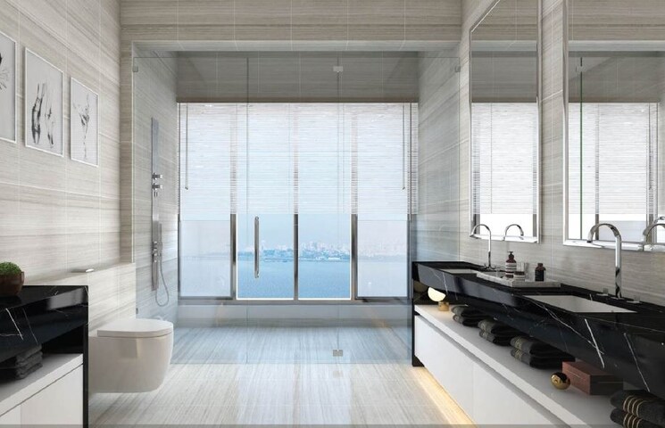 Attached Bathroom, hubtown-25-south 4 Bedroom 1981 Sq.Ft. Apartment In Prabhadevi Mumbai 8784709