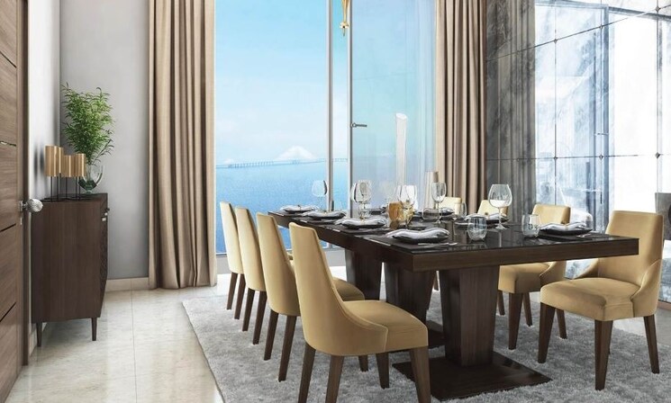 Living Room, hubtown-25-south 4 Bedroom 1981 Sq.Ft. Apartment In Prabhadevi Mumbai 8784709