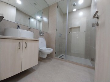 Bathroom in 3 BHK Apartment at Lodha World View, Worli – for Rent