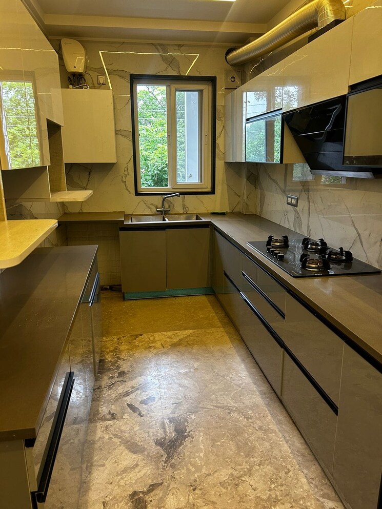 Kitchen, unitech-south-city-1 3 Bedroom 1850 Sq.Ft. Builder Floor In South City 1 Gurgaon 8784794