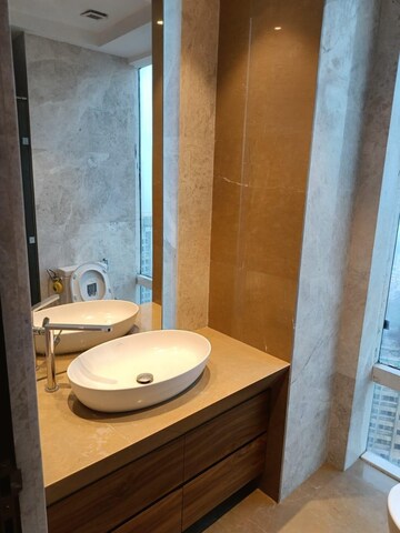 Bathroom in 3 BHK Apartment at Indiabulls Blu, Worli – for Rent