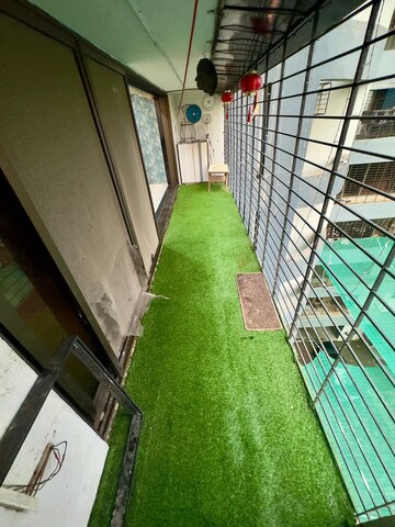 Balcony in 2 BHK Apartment at Gurukrupa Marina Enclave, Malad West – for Rent