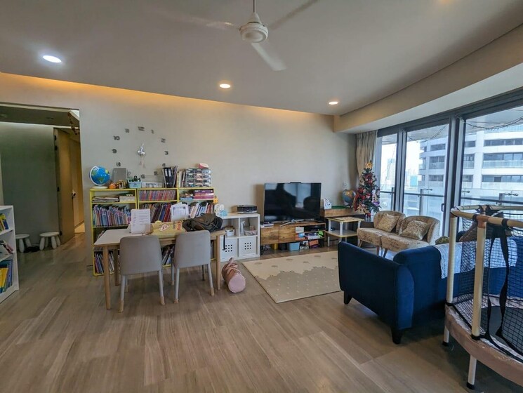 Living Room, lodha-the-world-towers-world-one-tier-2 3 Bedroom 2250 Sq.Ft. Apartment In Worli Mumbai 8784960