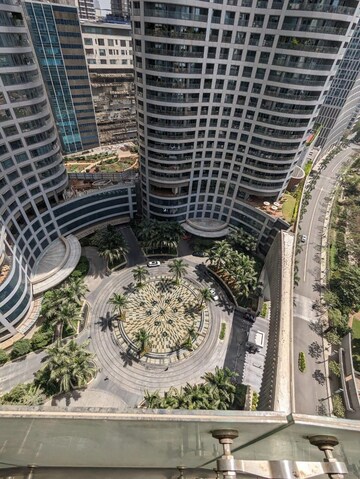 Balcony in 3 BHK Apartment at Lodha The World Towers World One Tier 2, Worli – for Rent