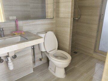 Bathroom in 1 BHK Apartment at Hiranandani Estate Solitaire C, Ghodbunder Road – for Rent