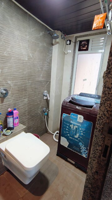 Bathroom in 2 BHK Apartment at K Raheja Interface Heights, Malad West – for Rent