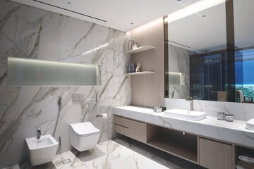 Bathroom in 4 BHK Apartment at Sector 36 Greater Noida – for Sale