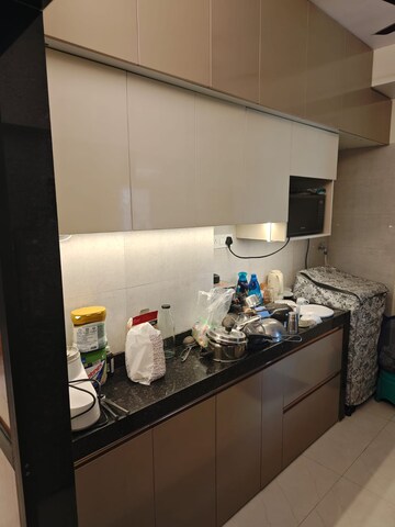Kitchen in 3 BHK Apartment at K Raheja Interface Heights, Malad West – for Rent