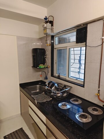 Kitchen in 3 BHK Apartment at K Raheja Interface Heights, Malad West – for Rent
