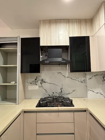 Kitchen in 3 BHK Builder Floor at Saket – for Rent