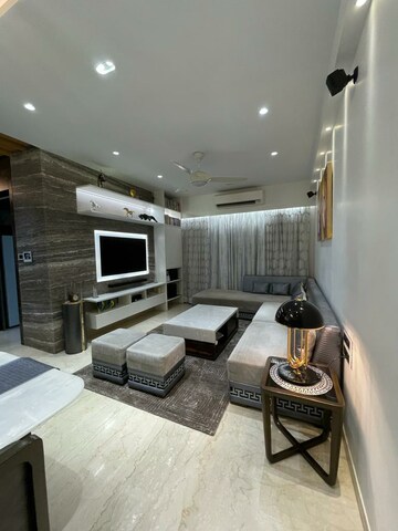Living Room in 3 BHK Apartment at DB Woods, Goregaon East – for Rent