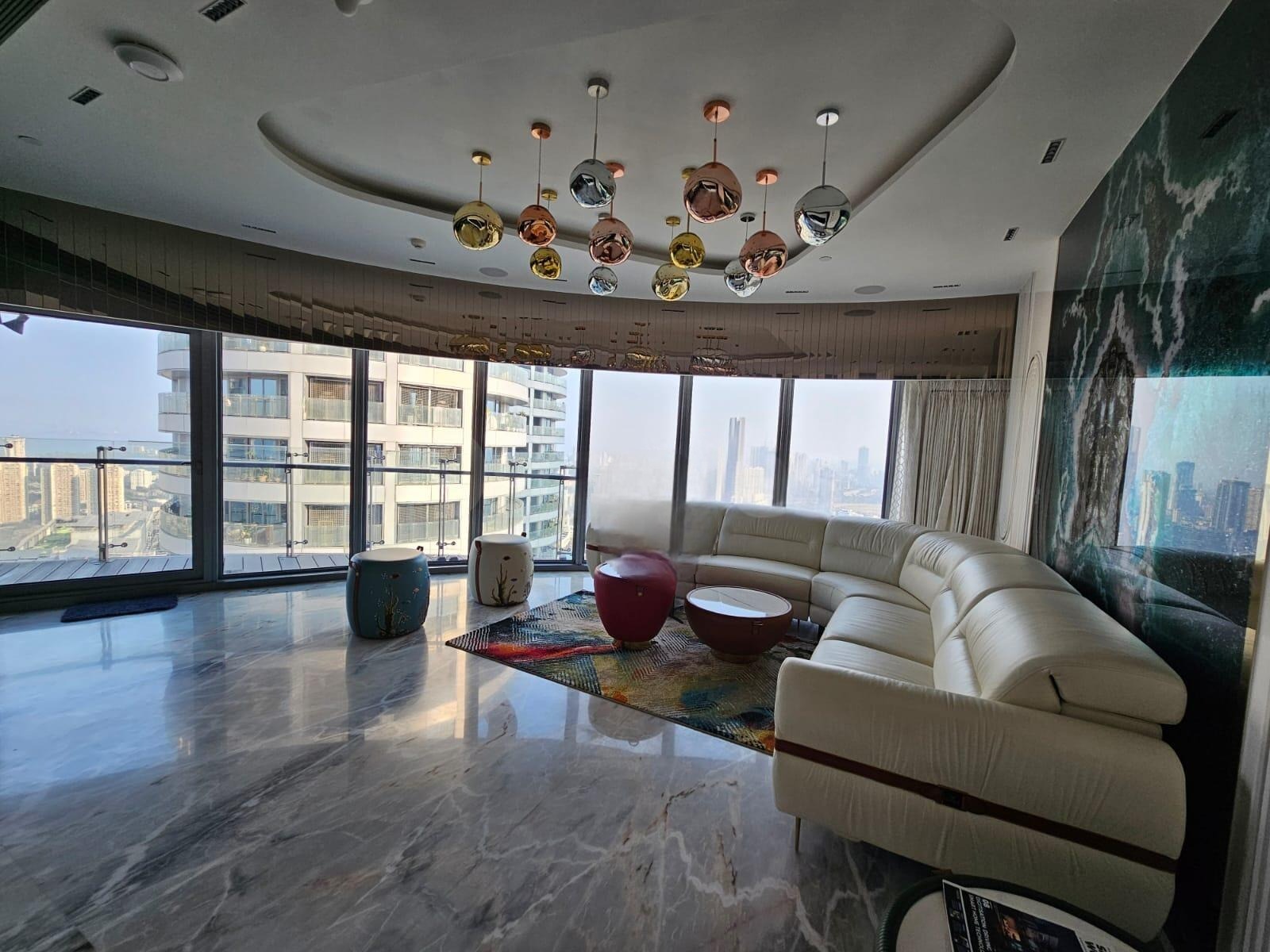 3 BHK + Servant Room,Study Room Apartment For Rent in Lodha The World Towers World One Tier 2