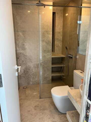 Bathroom in 3 BHK Apartment at Indiabulls Blu, Worli – for Rent