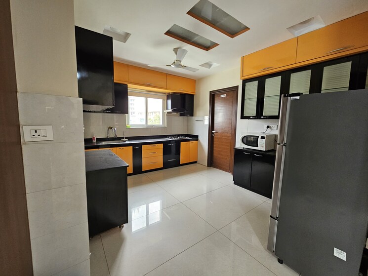 Kitchen, western-exotica 3 Bedroom 2815 Sq.Ft. Apartment In Kondapur Hyderabad 8785150