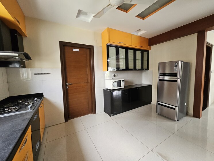 Kitchen, western-exotica 3 Bedroom 2815 Sq.Ft. Apartment In Kondapur Hyderabad 8785150