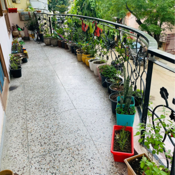 Balcony in 2.5 BHK Villa at Sector 22b – for Rent
