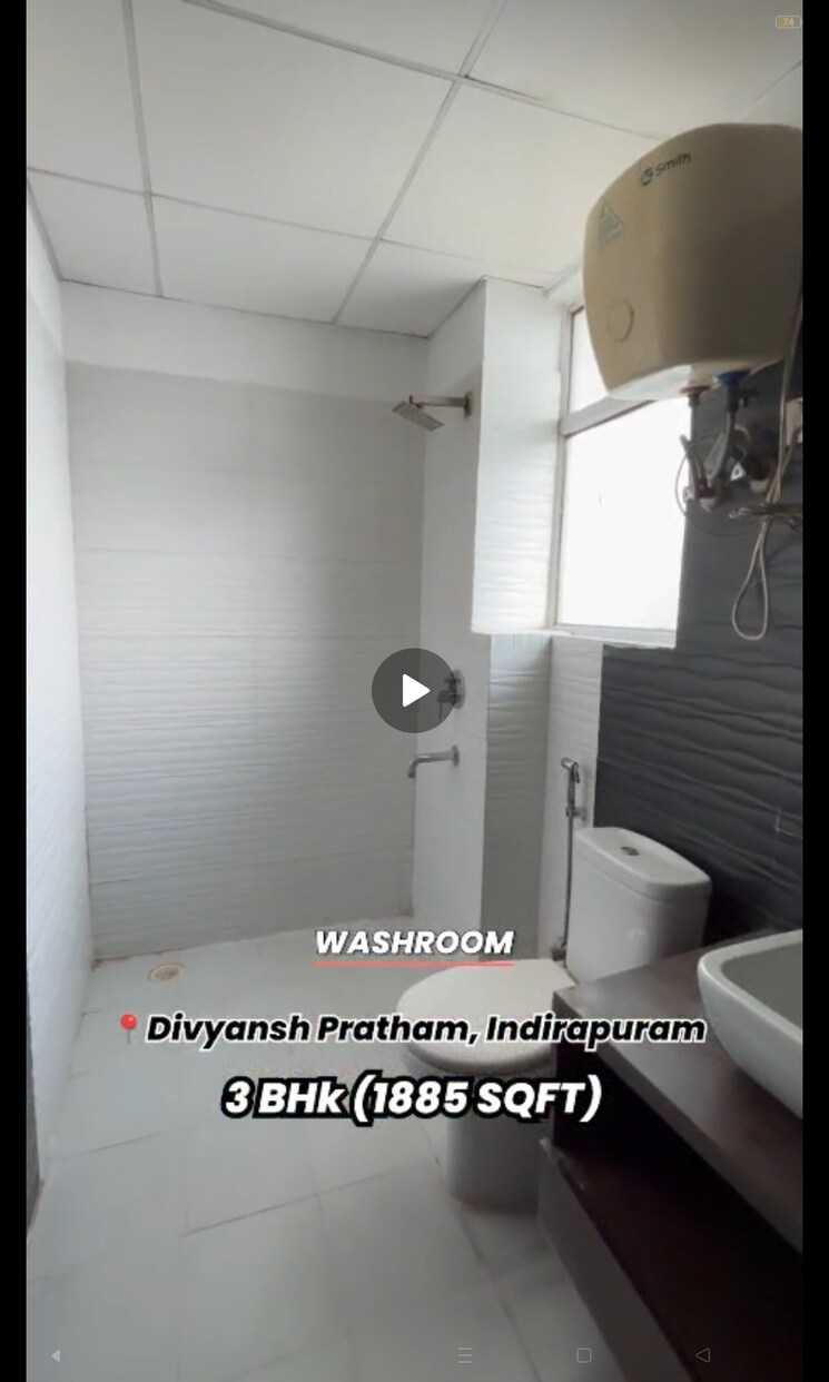 Bathroom, divyansh-pratham 3 Bedroom 1885 Sq.Ft. Apartment In Ahinsa Khand 2 Ghaziabad 8785239