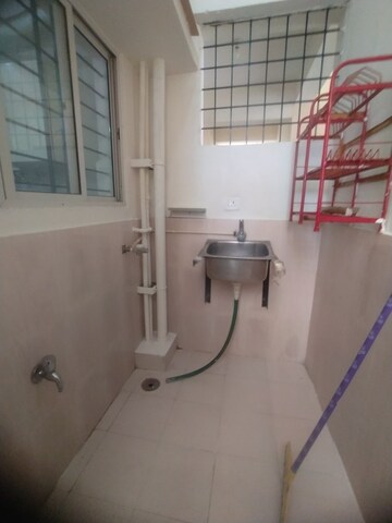 Bathroom in 2 BHK Apartment at Prestige Lakeside Habitat, Varthur – for Rent