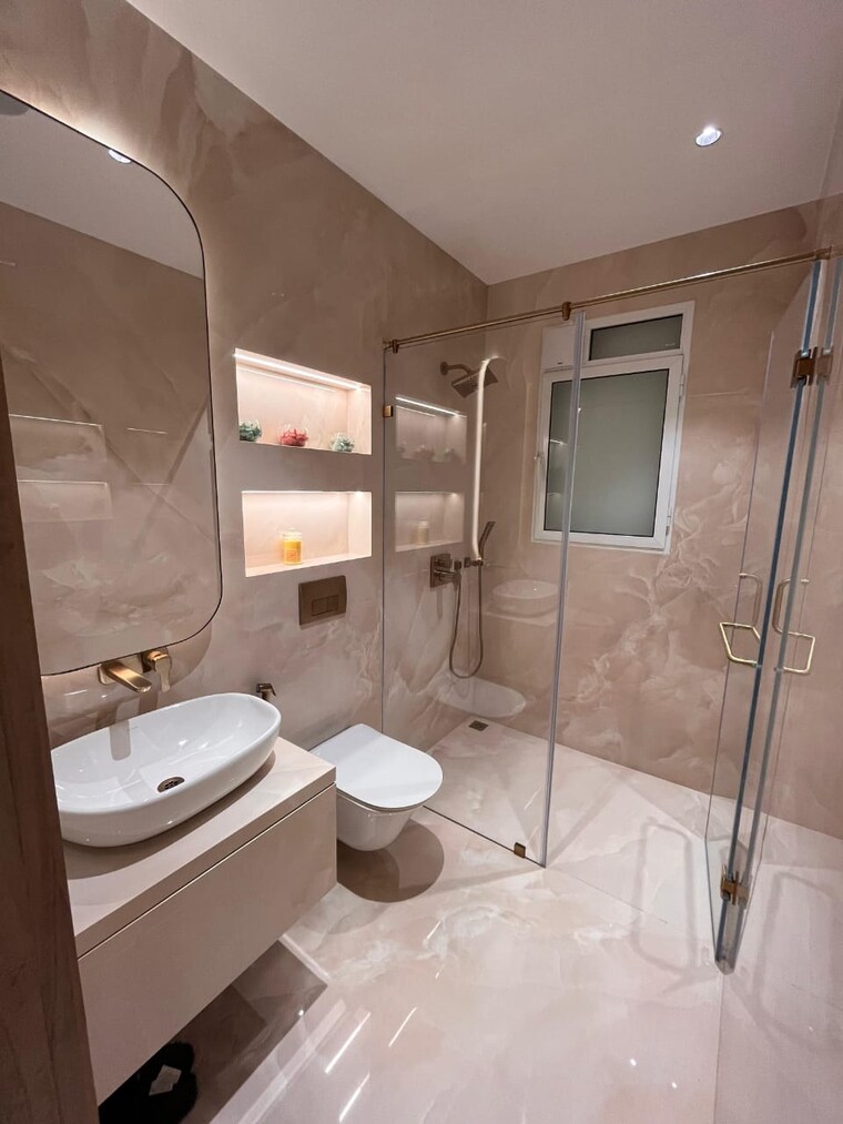 Bathroom, sheth-edmont-aurelia 2 Bedroom 766 Sq.Ft. Apartment In Kandivali West Mumbai 8785285