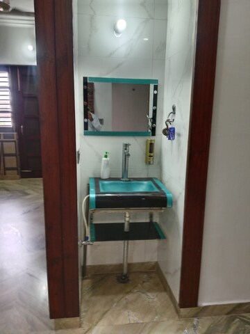 Bathroom in 2 BHK Builder Floor at Huda – for Rent
