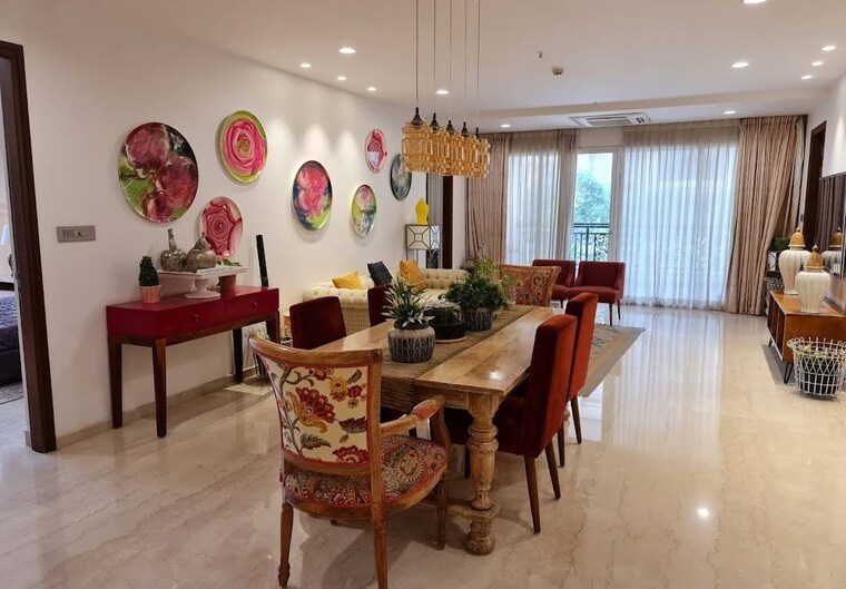 Living Room, my-home-bhooja 4 Bedroom 4070 Sq.Ft. Apartment In Hi Tech City Hyderabad 8785408