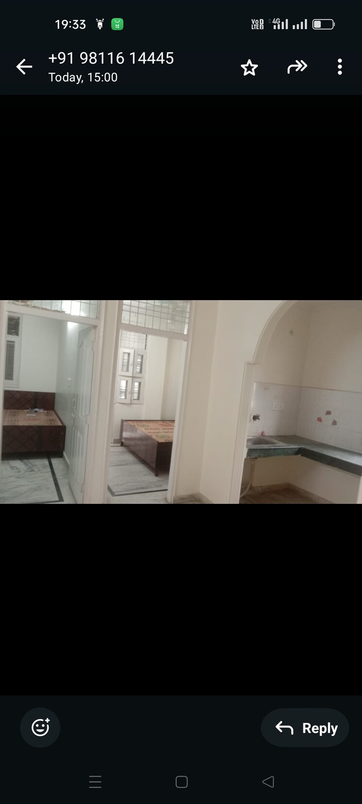 Master Bedroom, new ashok nagar 2 Bedroom 450 Sq.Ft. Builder Floor In New Ashok Nagar Delhi 8785465