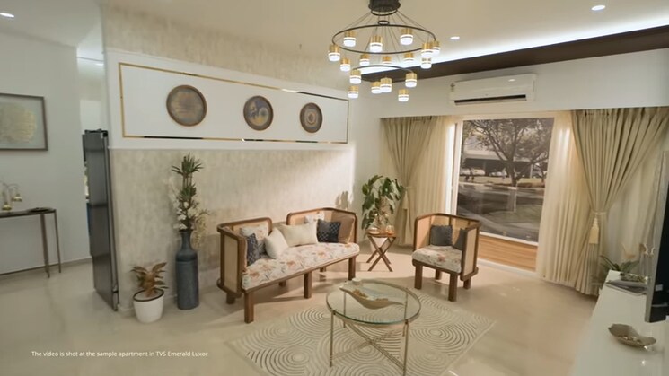 Living Room, tvs-emerald-luxor 4 Bedroom 3379 Sq.Ft. Apartment In Anna Nagar West Chennai 8778244