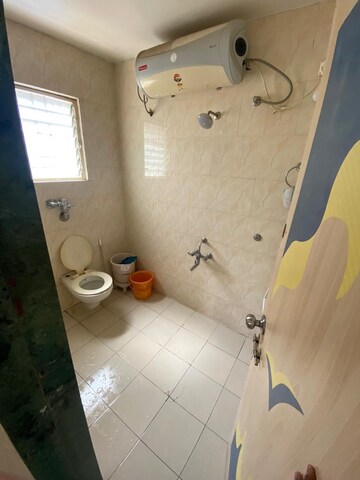 Bathroom in 2 BHK Apartment at Tejashree CHS Bhusari Colony, Bhusari Colony – for Rent