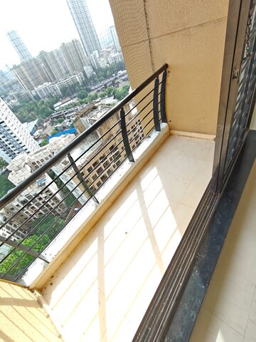 Balcony in 2 BHK Apartment at Serenity Heights, Malad West – for Rent