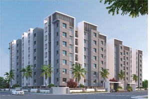 3 BHK Apartment – Exterior View View at Zingabai Takli - for Sale