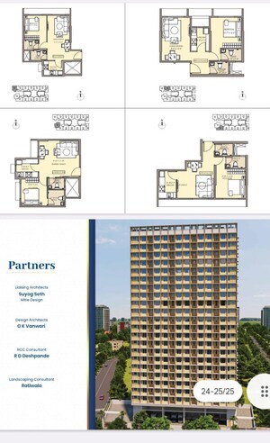 Floor Plan in 1 BHK Apartment at Sushanku Avenue 36, Goregaon West – for Sale