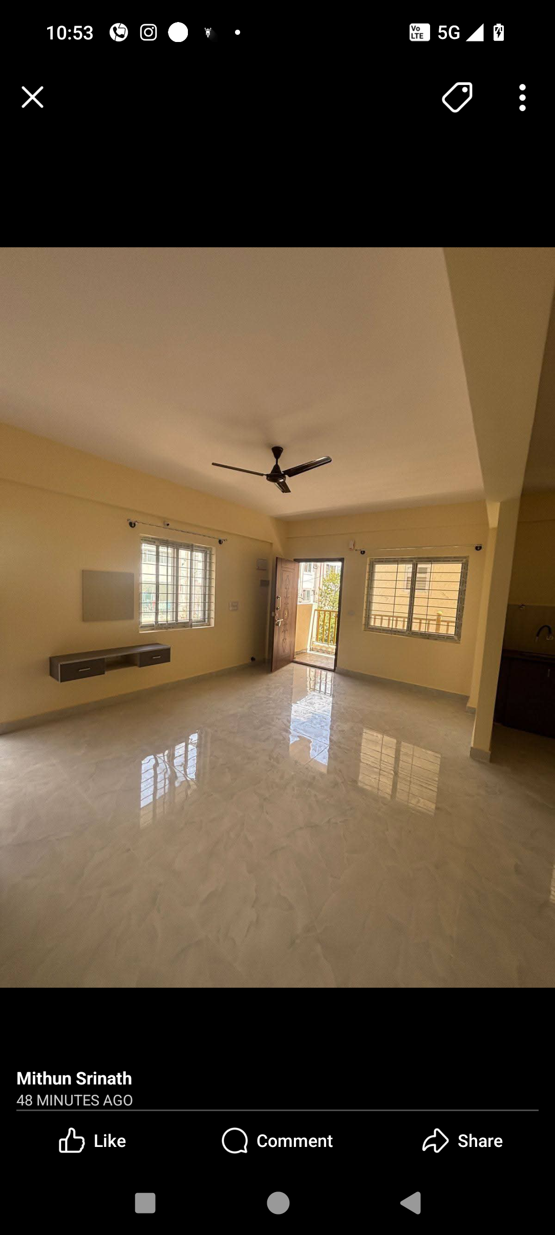 2 BHK Builder Floor For Rent in Kaggadaspura 