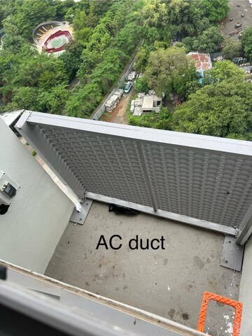 Balcony in 2 BHK Apartment at Kalpataru Immensa, Kolshet Road – for Rent
