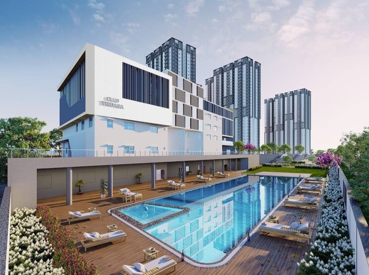 Exterior View, my-home-tridasa 3 Bedroom 1860 Sq.Ft. Apartment In Tellapur Hyderabad 8785912