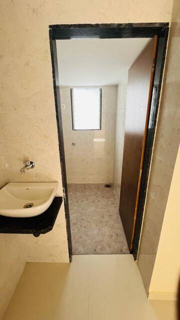 Bathroom in 1 BHK Apartment at Happy Home Sarvodaya Nagar, Ambernath West – for Rent
