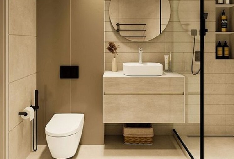 Bathroom, skyline-business-world Commercial Office Space 5589 Sq.Ft. In Andheri East Mumbai 8786045
