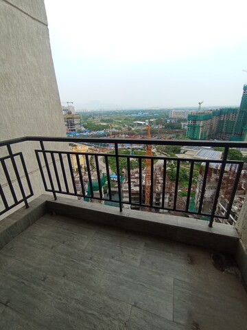 Balcony in 3 BHK Apartment at Runwal Gardens Phase I, Dombivli East – for Rent