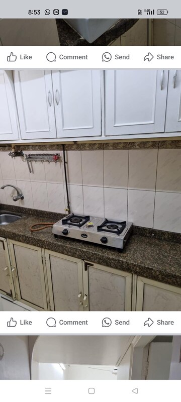 Kitchen in 1 BHK Apartment at Liberty Garden, Malad West – for Rent