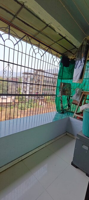 Balcony in 1 BHK Apartment at Shree Satyam Paradise, Badlapur West – for Sale