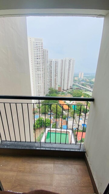 Balcony in 2 BHK Apartment at Raymond Ten X Habitat, Pokhran Road No Two – for Rent
